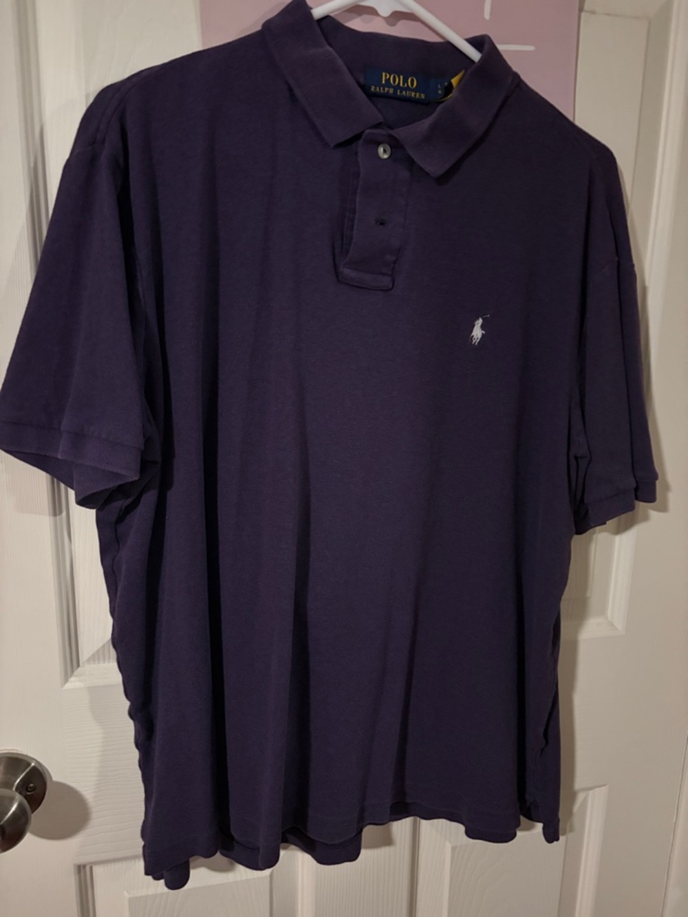 Polo by Ralph Lauren Dark Purple Polo Shirt with White Pony